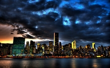 cityscapes skyline new york city hdr photography 1680x1050 wallpaper 